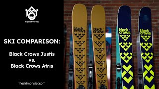 Ski Comparison Black Crows Justis vs Black Crows Atris [upl. by Feldt]