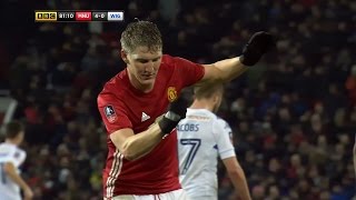 Bastian Schweinsteiger vs Wigan Athletic Home HD 720p 29012017 by 1900FCBFreak [upl. by Hansen]