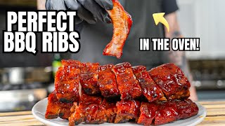 The Secret to PERFECT Ribs in the OVEN Juicy and Delicious Oven Baked BBQ Ribs Recipe [upl. by Golding67]