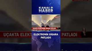 Uçakta Elektronik Sigara Patladı [upl. by Ile]