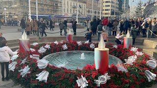 ZAGREB ADVENT obilazak cene i ponuda da li vredi posetiti ❄️🎄🎅🏻 advent2024 [upl. by Risa]