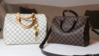 Louis Vuitton Speedy Bandouliere 25 and Speedy 30 Review and Comparison [upl. by Slaughter]