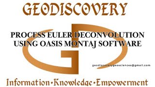 Process Euler Deconvolution using Oasis montaj software Part 2 [upl. by Syl]