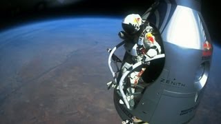 FBaumgartner JUMP FULL VIDEO WELTREKORDE 2012 [upl. by Assirem]