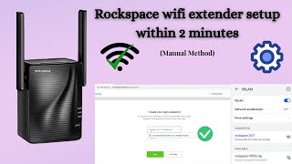 How to setup Rockspace wifi extender  Rockspace wifi extender configuration [upl. by Aivila]