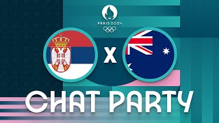 Serbia v Australia  Mens Olympic Basketball Tournament Paris 2024  Chat Party ⚡🏀 [upl. by Lorene816]