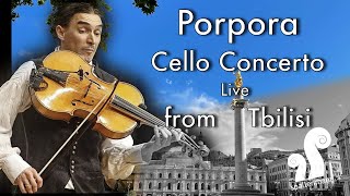 Sergey Malov Violoncello da Spalla Porpora Cello Concerto Georgian Sinfonietta [upl. by Arnon]