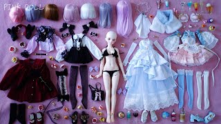 PRINCESS Cinderella Delia MYOU DOLL BJD Unboxing Dress Up [upl. by Trillby]