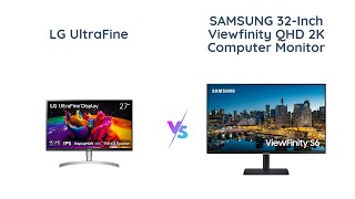 🔥 LG UltraFine vs Samsung Viewfinity 4K vs QHD  Which is Better 🤔💻 [upl. by Geilich20]