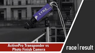 Comparison of the ActivePro transponder with a photo finish camera [upl. by Asiar108]