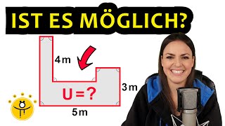 Kannst DU den Umfang berechnen – Mathe Rätsel [upl. by Alexis764]