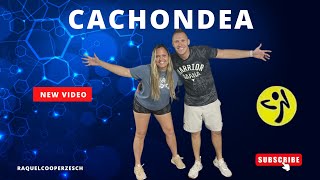 Cachondea by Frukos  Easy Salsa for Zumba class  Raquel Zesch Raquel Call [upl. by Yonatan]