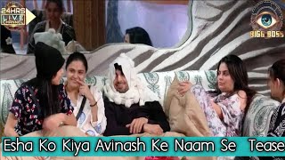 BIGG BOSS 18 LIVE  Sara Ne Kiya Esha Ko Avinash Ke Naam Se Tease Esha Hui Pareshan [upl. by Gladis]