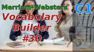 MerriamWebsters Vocabulary Builder 30 MWVB english conversation [upl. by Kramlich593]