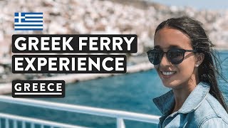 GREEK FERRIES  PRICES amp SEATS  Athens to Mykonos Hellenic Seaways  Greece Travel Vlog [upl. by Lua]