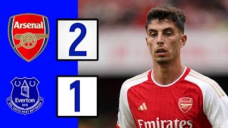 Arsenal  Everton Extended Highlights  Premier League 202324 [upl. by Anedal]