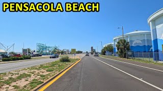 Pensacola Beach Florida Driving Through [upl. by Ainit]