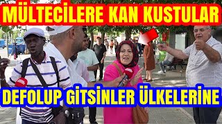 ÃœLKELERÄ°NE GÄ°TSÄ°NLER HUZURUMUZU BOZDULAR SIGINMACILAR GÄ°TSÄ°NMÄ° KALSINMI SORUSUNA SERT SÃ–ZLER [upl. by Dru]