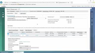 SAP Business ByDesign  Customer Payment through Bank Statement Demo  Accliamtion [upl. by Middle543]