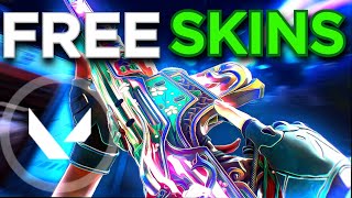 How To Get FREE VALORANT SKINS In 2024 Legit 💯 [upl. by Orabel]