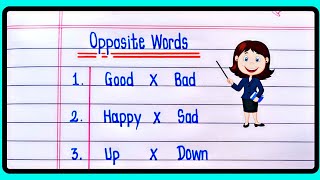 20 Opposite Words  Opposite Words In English  Opposite Words  Opposite word In English [upl. by Nesmat644]