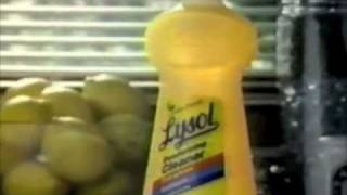 Lysol Deodorizing Cleaner commercial  1990 [upl. by Mizuki]