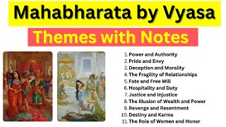 The Mahabharata by Vyasa Themes in Hindi with notes [upl. by Nailimixam509]