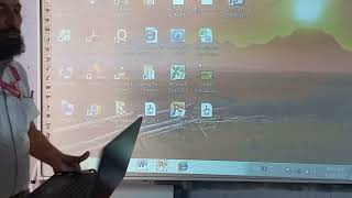 HOW TO CONNECT LAPTOP TO THE SMART BOARD [upl. by Enairda]