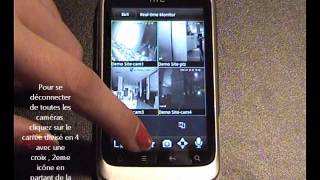 paramétrage et utilisation du logiciel gDMSS sur smartphone Androidwmv [upl. by Jacobsen]