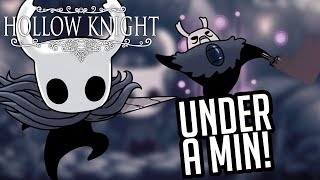 KILLING GREY PRINCE ZOTE IN UNDER A MINUTE EASIEST FASTEST DAMAGE BUILD HOLLOW KNIGHT [upl. by Relyhcs]