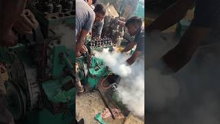 Part 1👆🏻 Combustion ❌ after overhaul and fitting new parts dieselgenerator cummins [upl. by Attwood]