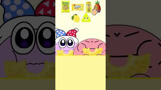 Kirby Animation  Random Yellow Mukbang Asmr with Marx shorts [upl. by Htial]