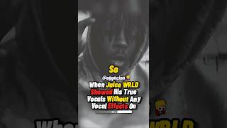 WHEN JUICE WRLD SHOWED HOW HIS VOCALS REALLY SOUND… [upl. by Ruamaj]