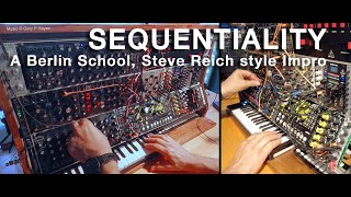 SEQUENTIALITY Berlin School Steve Reich style Impro Neutron Hikari Brains Seq960 Doepfer A178 [upl. by Amar]