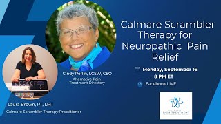 Calmare Scrambler Therapy for Neuropathic Pain Relief holistichealth painrelief [upl. by Maryann]