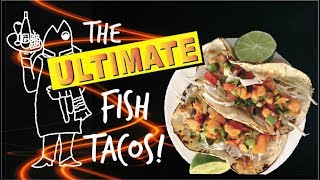 Best Fish Taco Recipe 😜Yellowtail Tacos amp Pico De Gallo Making The Best Fresh Yellowtail Recipe [upl. by Hcurab]