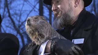 Groundhog Day 2024 Prediction Punxsutawney Phil does NOT see his shadow [upl. by Tymothy590]