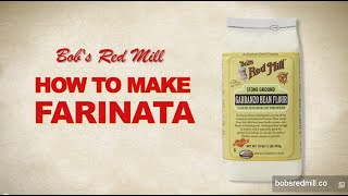 Garbanzo Bean Flour  Farinata Recipe  Bobs Red Mill [upl. by Cailly]