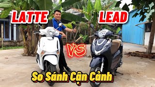 So Sánh Chi Tiết Honda LEAD amp Yamaha LATTE Mới Nhất 2022  Hiếu Xe Máy TV [upl. by Eatnhoj]