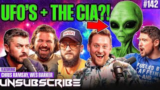 UFOs Magic Tricks amp CIA Conspiracies ft Chris Ramsay amp Wes Barker  Unsubscribe Podcast Ep 142 [upl. by Enoob42]