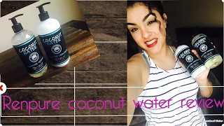 Renpure coconut water review [upl. by Analaf]