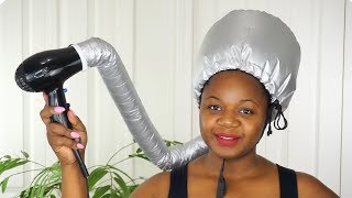 Hair Dryer Bonnet Attachment Review [upl. by Alasteir]