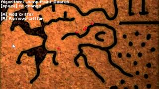 Faster A Pathfinding With Jump Point Search Demo [upl. by Ahsikrats]