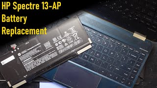 HP Spectre 13AP Battery Replacement [upl. by Anujra567]