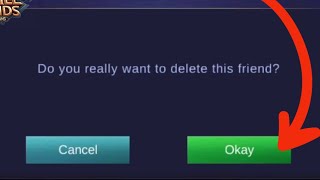 How to Delete Friends in Mobile Legends 2023 [upl. by Ragucci505]