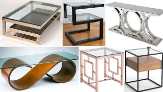 Glass top end table design ideas  glass top side table design ideas  glass top coffee table ideas [upl. by Girardi]