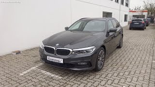 Autoerleben  BMW 520d Touring Sport Line Sophistograu  G03031 [upl. by Airetnohs]