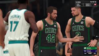 NBA 2K24 Boston Celtics 85 VS Charlotte Hornets 93 Full Game [upl. by Anam]