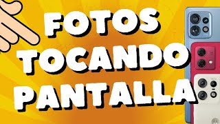 Como Tomar Fotos Tocando tu Pantalla en MOTO G54 G55 G84 [upl. by Earahc]