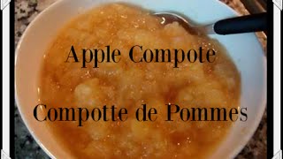 Apple Compote  Compote de Pommes [upl. by Brawner240]